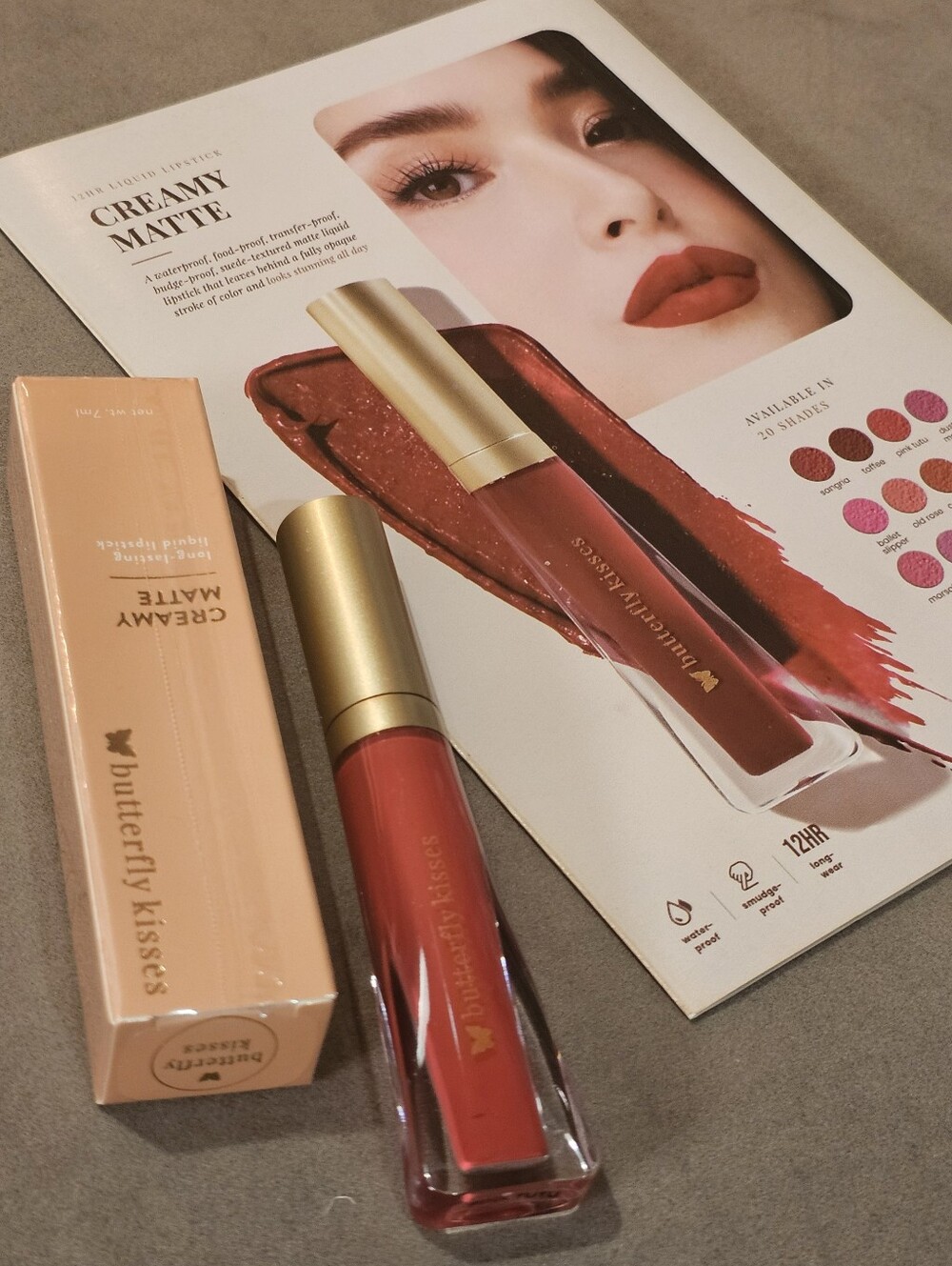 Butterfly Kisses Waterproof Matte Creamy Lipstick  (PINK TUTU)